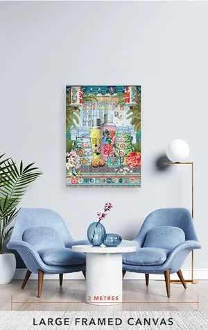 Singapore Shophouse Artwork - Thorn and Burrow