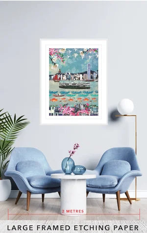 Hong Kong Ferry Artwork - Thorn and Burrow