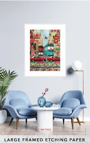 Hong Kong Taxi Artwork - Thorn and Burrow