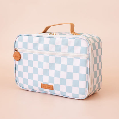 Product image of Sage Check Large Lunch Bag and Sage Check Mini Lunch Bag