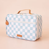 " Sage Check " Large Lunch Bag