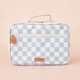 " Sage Check " Large Lunch Bag
