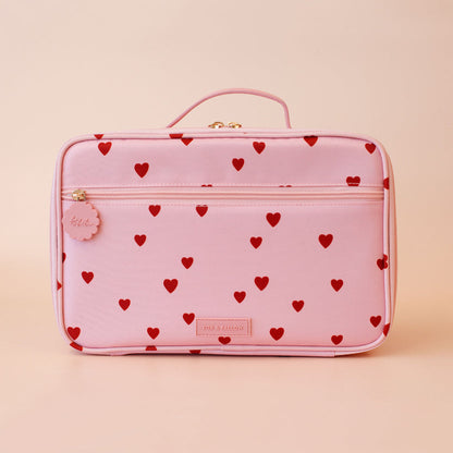 Front view of Little Hearts Large Lunch Bag