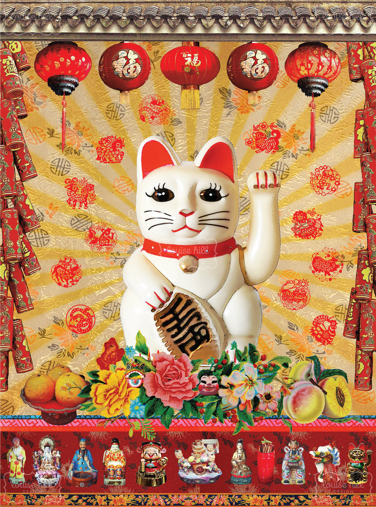 Design image of Lucky Cat Artwork