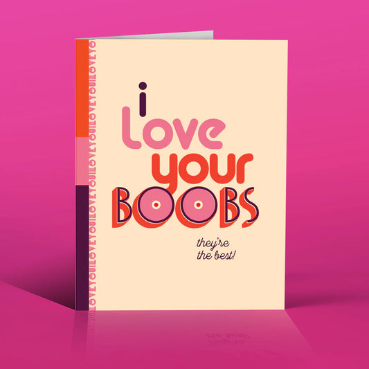" Boobs Love " Card