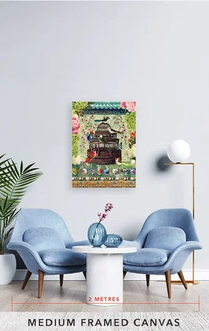 Bird & Flower Market Artwork - Thorn and Burrow