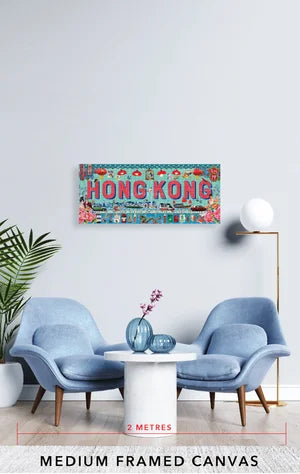 Hong Kong Typographic Artwork