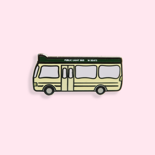 Minibus Enamel Pin