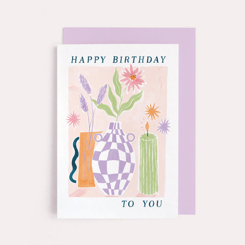 STILL LIFE BIRTHDAY CARD
