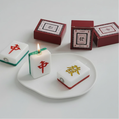 Product image of Mini Mahjong Tile Scented Soy Candle