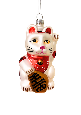 " Traditional Lucky Cat " Ornament
