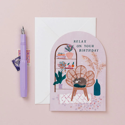 RELAX ON YOUR BIRTHDAY CARD