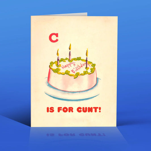 Product image of Birthday Cake C is for C*! Birthday Card