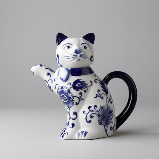 Blue and White Ceramic Teapot Collections
