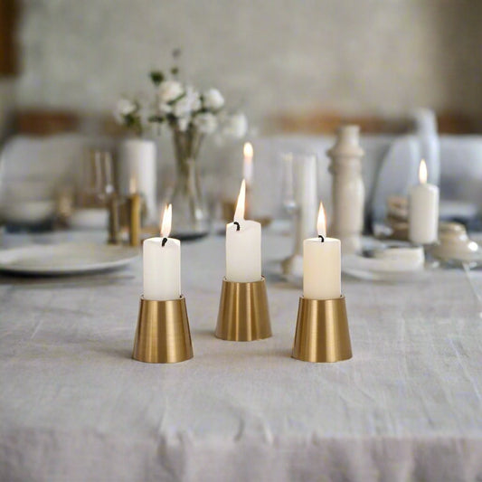 Copper / Black Candleholder