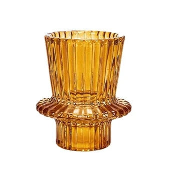 Reversible Glass Candleholder - Thorn and Burrow