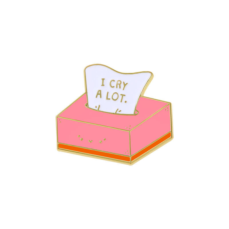 " I Cry A Lot " Enamel Pins