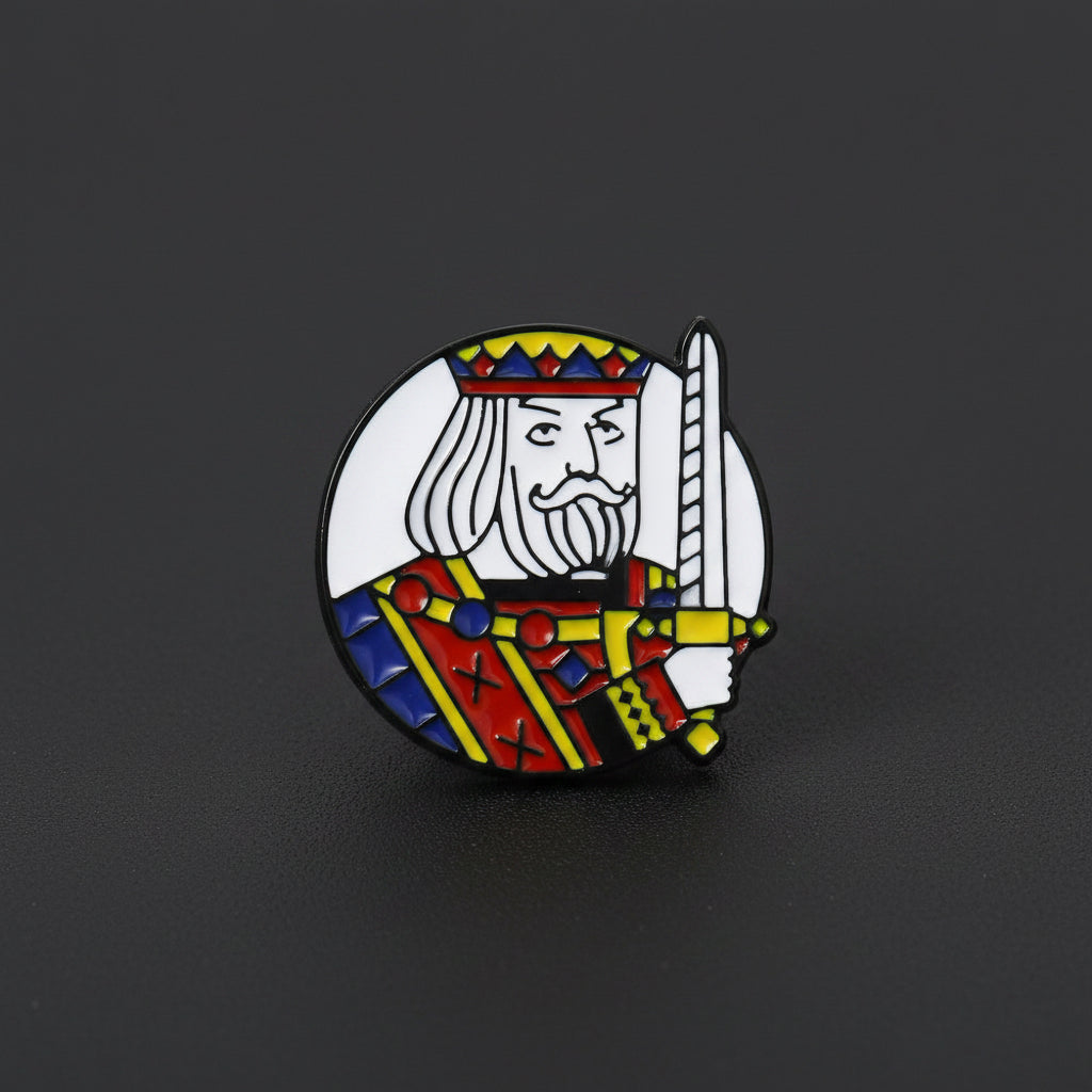 " King " T&B Enamel Pins