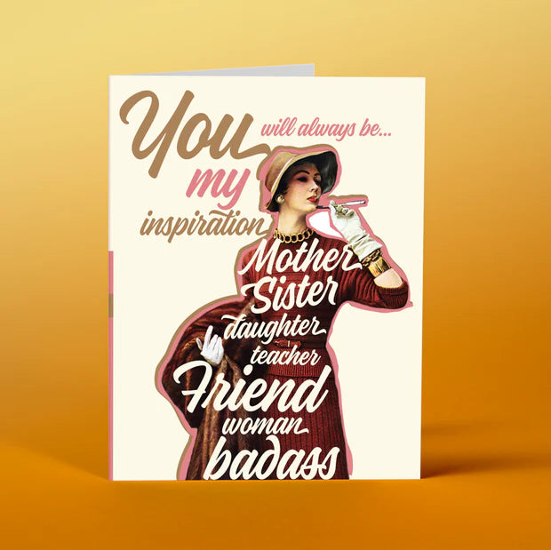 " Inspiration Woman " Card