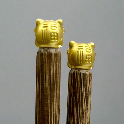Product image of Lion & Lucky Cat Wooden Chopsticks