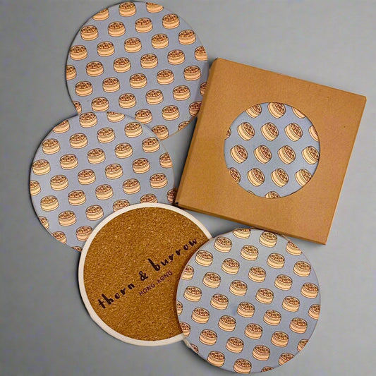 Product image of HK Icons Siu Mai Coasters - Set of 4