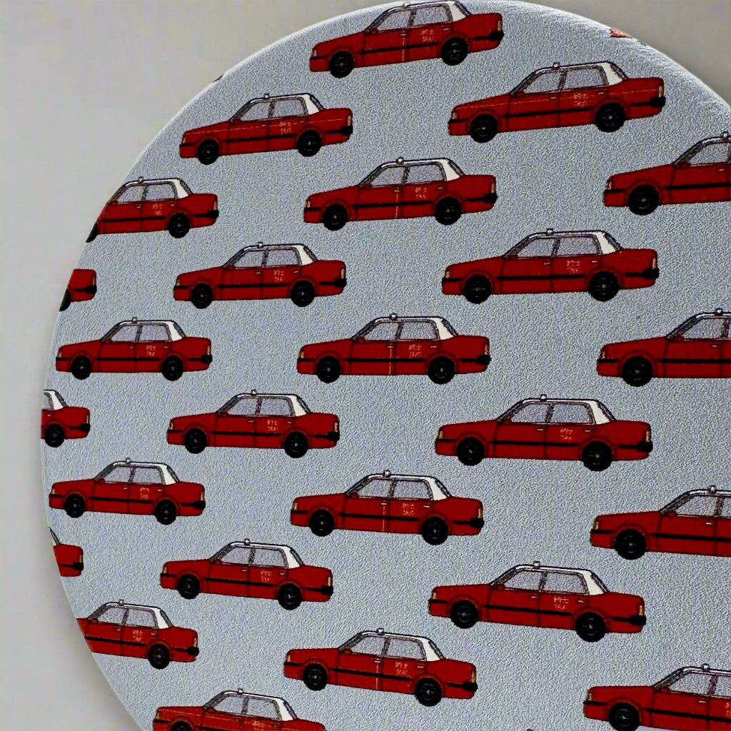 HK Icons Taxi Ceramic Coasters - Set of 4 - Thorn and Burrow