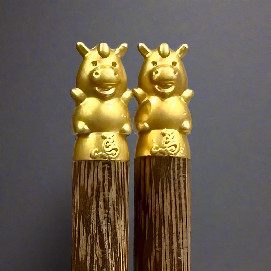 Zodiac Wooden Chopsticks - Thorn and Burrow