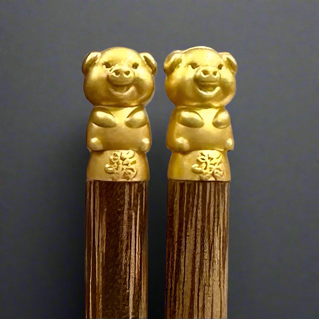 Zodiac Wooden Chopsticks - Thorn and Burrow