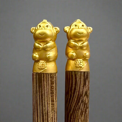 Zodiac Wooden Chopsticks - Thorn and Burrow