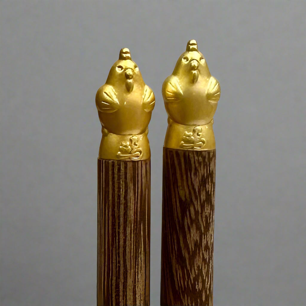 Zodiac Wooden Chopsticks - Thorn and Burrow