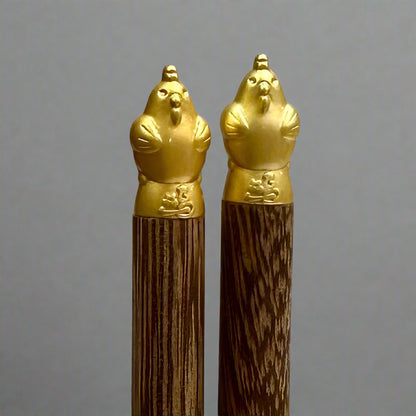 Zodiac Wooden Chopsticks - Thorn and Burrow