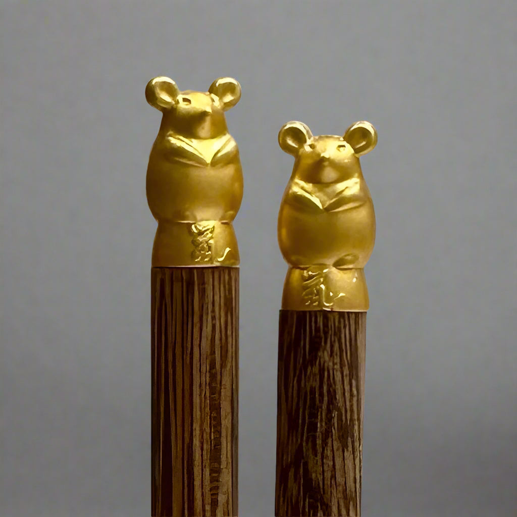 Zodiac Wooden Chopsticks - Thorn and Burrow