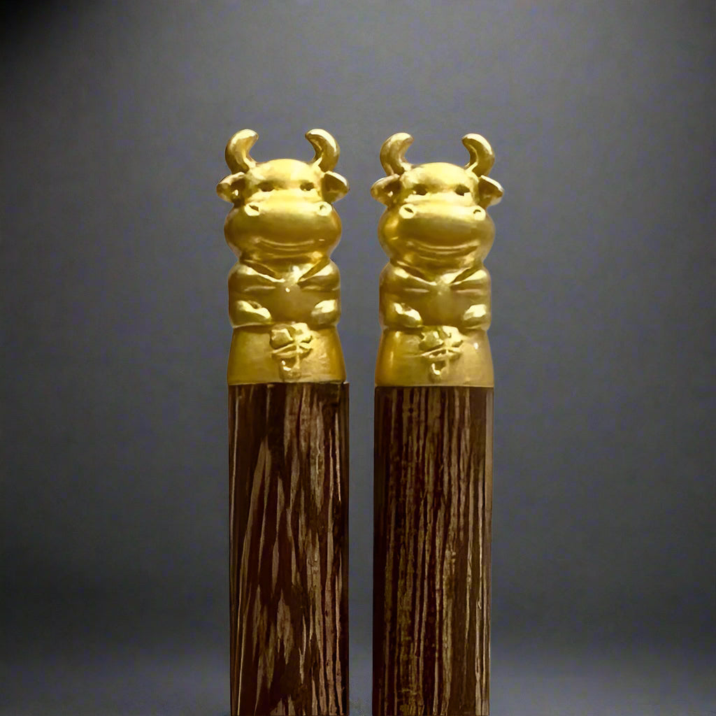 Zodiac Wooden Chopsticks - Thorn and Burrow