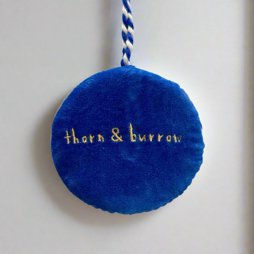 Hong Kong Skyline Needlepoint Ornament - Thorn and Burrow