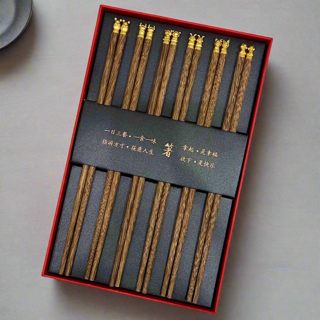 Zodiac Wooden Chopsticks - Thorn and Burrow