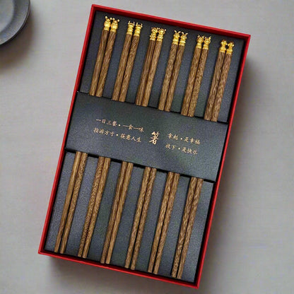 Zodiac Wooden Chopsticks - Thorn and Burrow