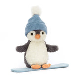 Jellycat Peanut Penguin Snowboarding Small