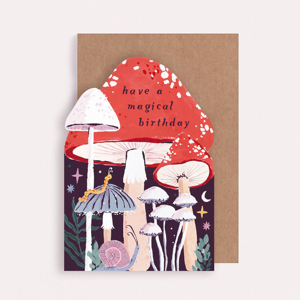 MUSHROOM BIRTHDAY CARD