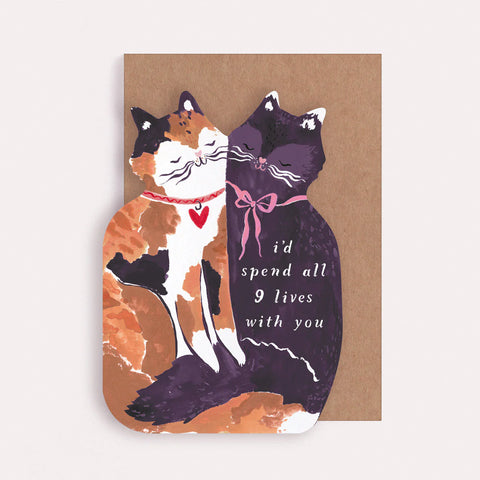 NINE LIVES CATS CARD