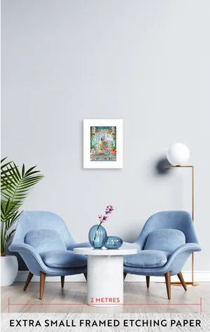 Singapore Shophouse Artwork - Thorn and Burrow