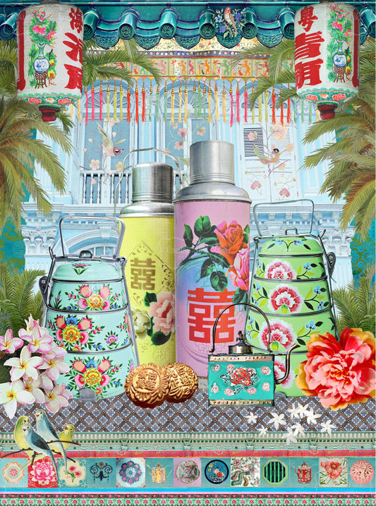 Design image of Singapore Shophouse Artwork