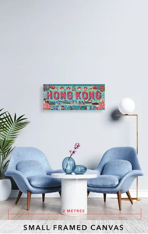 Hong Kong Typographic Artwork
