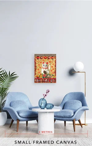 Lucky Cat Artwork - Thorn and Burrow