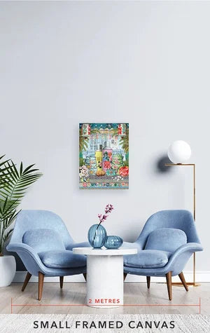 Singapore Shophouse Artwork - Thorn and Burrow