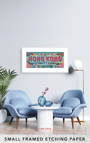 Hong Kong Typographic Artwork