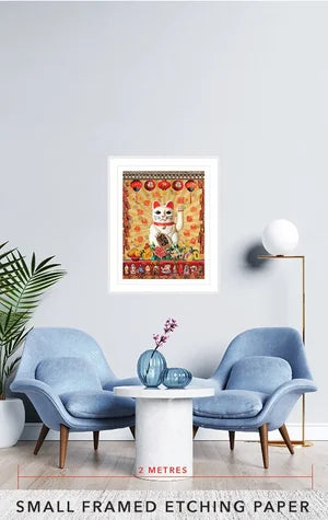 Lucky Cat Artwork - Thorn and Burrow