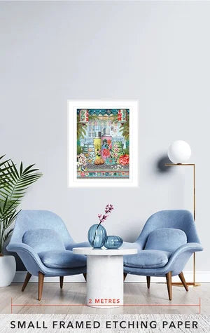 Singapore Shophouse Artwork - Thorn and Burrow
