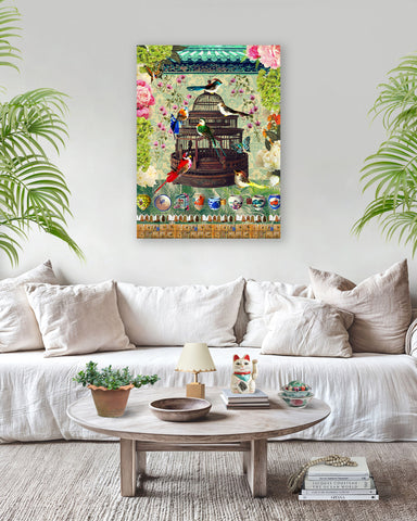 Bird & Flower Market Artwork