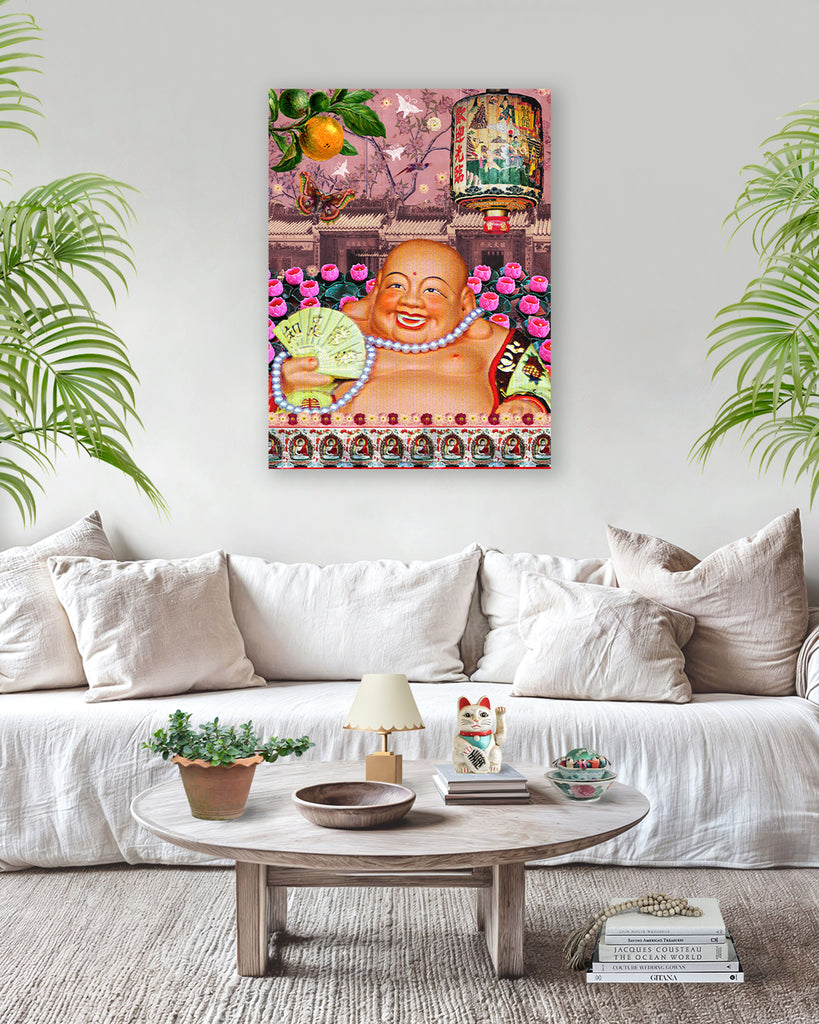 Happy Laughing Buddha Artwork