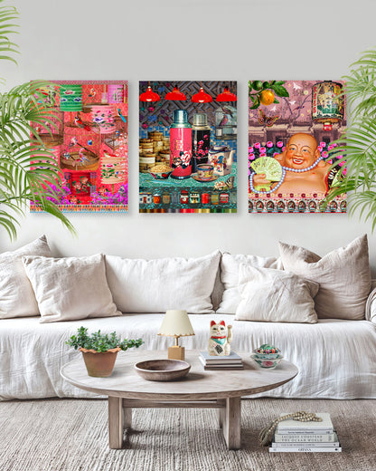 Happy Laughing Buddha Artwork